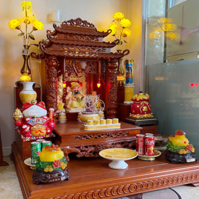 Bàn Sập Thờ Gỗ Đẹp Mã TT06